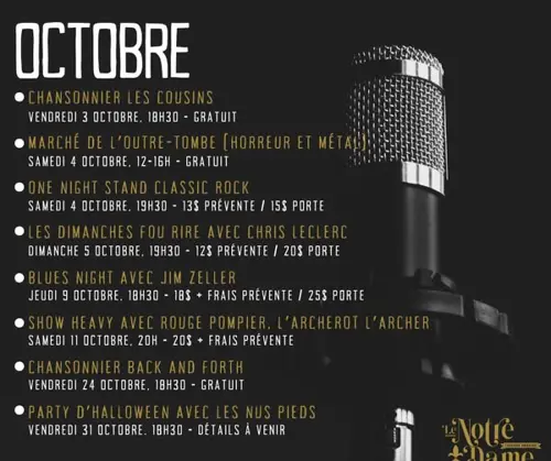 Image event Pub Le Notre-Dame