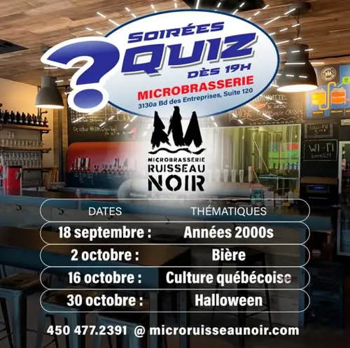 Image event Ruisseau Noir - Microbrasserie / Le Pub Vieux-Terrebonne