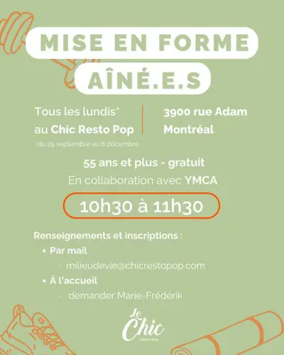 Image événement Le Chic Resto Pop