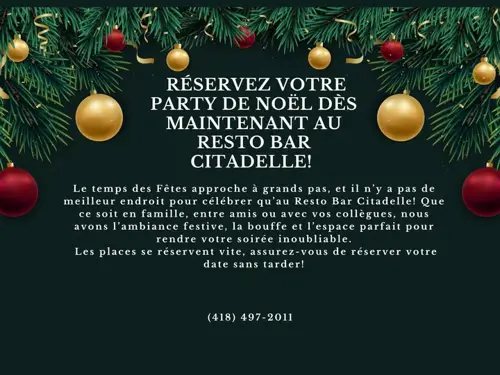 Image event RestoBar Citadelle inc.