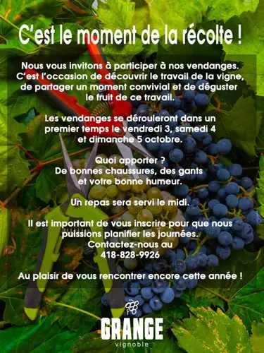 Image event Vignoble GRANGE & restaurant