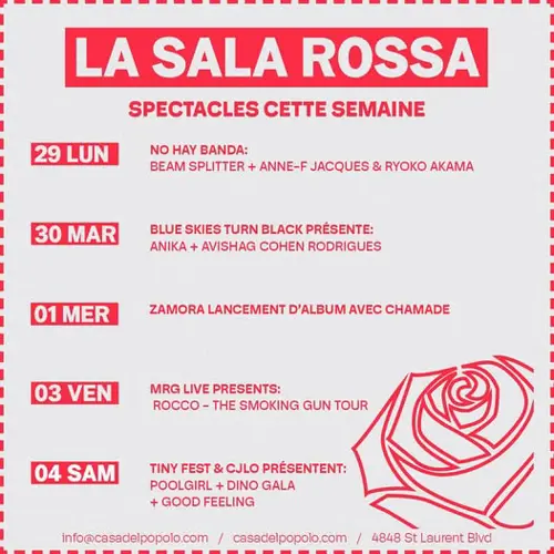 Image événement La Sala Rossa
