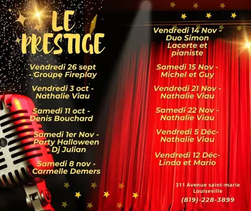 Image événement Restaurant Le Prestige