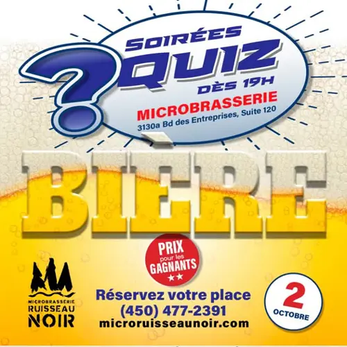 Image événement Ruisseau Noir - Microbrasserie