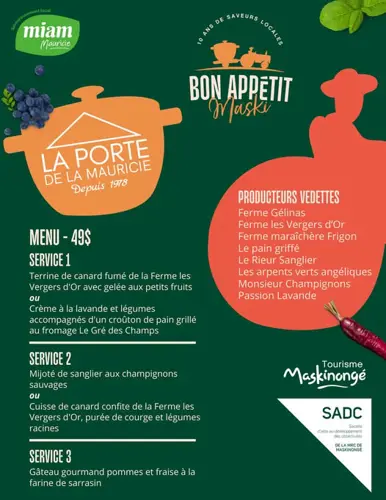 Image event Restaurant & Hotel La Porte de la Mauricie