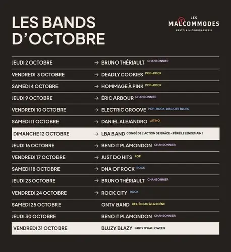 Image event Les Maltcommodes (Resto par Brasserie MaltCo)