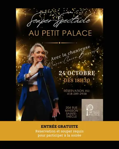 Image événement Restaurant Au Petit Palace