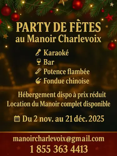 Image event Restaurant du Manoir Charlevoix - Le Graal