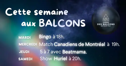 Image event Bistro des Balcons