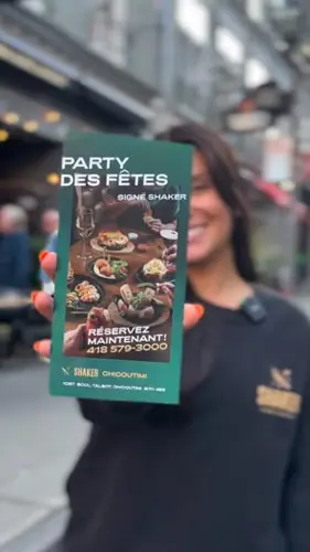 Image event SHAKER Cuisine & Mixologie Victoriaville