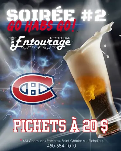Image événement Entourage Resto Bar