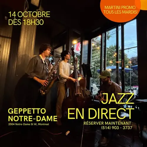Image événement Pizzeria Geppetto Mont St-Hilaire