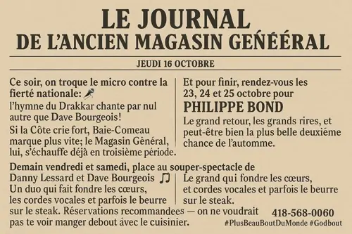 Image événement Resto-Pub Ancien Magasin Général