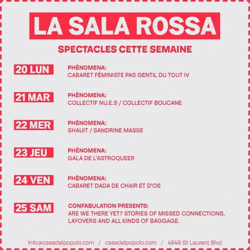 Image événement La Sala Rossa