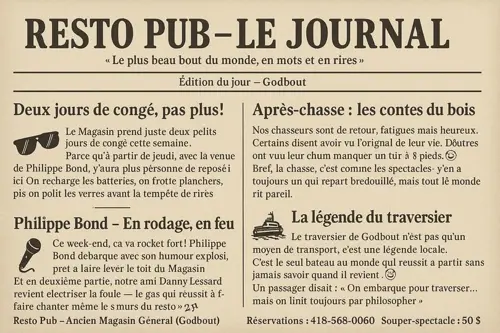 Image événement Resto-Pub Ancien Magasin Général