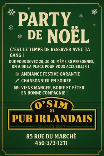 Image event O'Sim 21 Pub Irlandais
