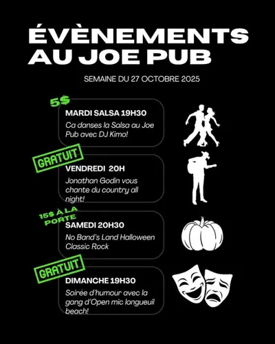 Image événement Joe Pub