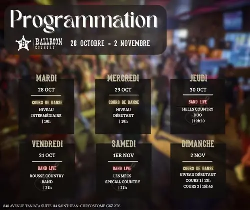 Image event BALLROOM COUNTRY