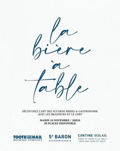Image Ã©vÃ©nement 5e Baron - Microbrasserie