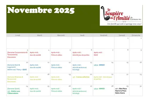 Image Ã©vÃ©nement La Soupière de l'Amitié de Gatineau Inc.