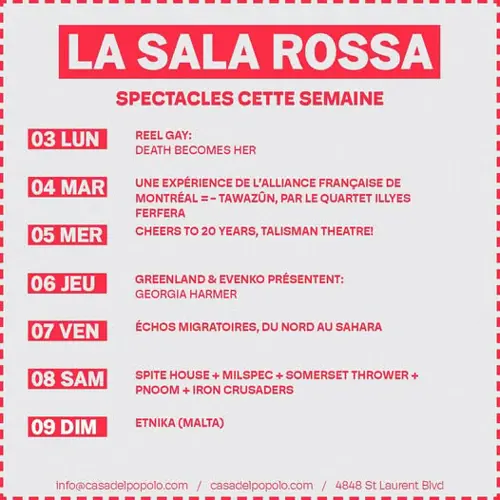 Image Ã©vÃ©nement La Sala Rossa