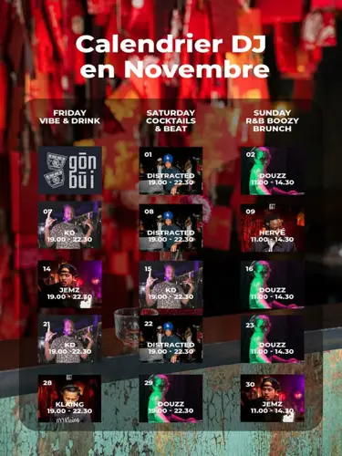 Image event Gon Bui Resto-Bar – Brunch, Souper & Cocktails Asiatiques à Laval