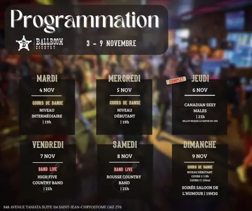 Image event BALLROOM COUNTRY PLESSISVILLE