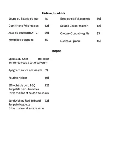 Image event Bistro du Domaine