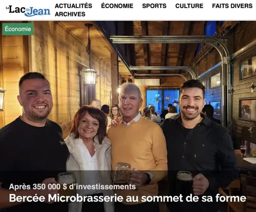 Image Ã©vÃ©nement Bercée - Microbrasserie & Restaurant