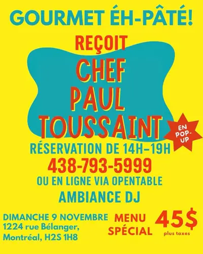 Image Ã©vÃ©nement Gourmet ÉH!-PÂTÉ