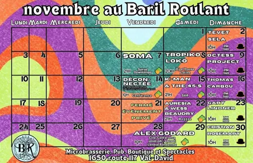 Image event Le Baril Roulant - Microbrasserie / Pub Val-David