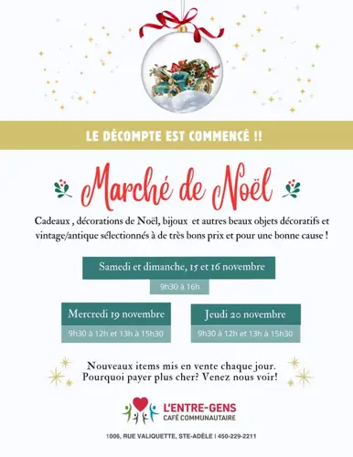 Image Ã©vÃ©nement Café communautaire l'Entre-Gens