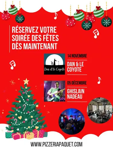 Image Ã©vÃ©nement Pizzéria Paquet Donnacona