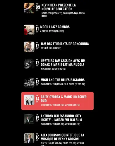 Image event Upstairs Jazz Bar & Grill