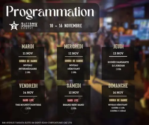 Image event BALLROOM COUNTRY PLESSISVILLE