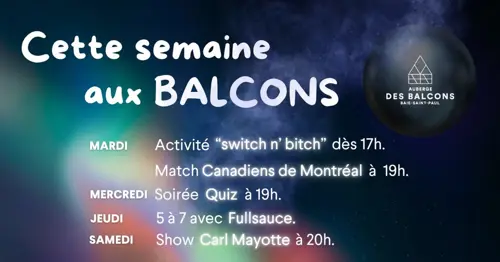 Image event Bistro des Balcons