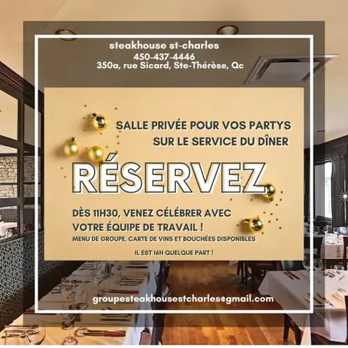 Image event Steak house St-Charles