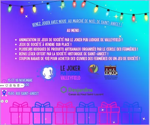 Image Ã©vÃ©nement Le Joker Pub Ludique - Valleyfield