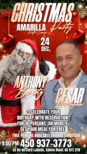 Image Ã©vÃ©nement Amarilla Resto lounge