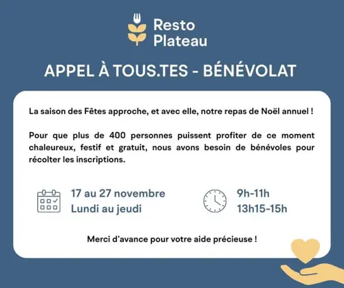 Image Ã©vÃ©nement Resto Plateau