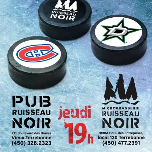 Image Ã©vÃ©nement Ruisseau Noir - Microbrasserie / Le Pub Vieux-Terrebonne