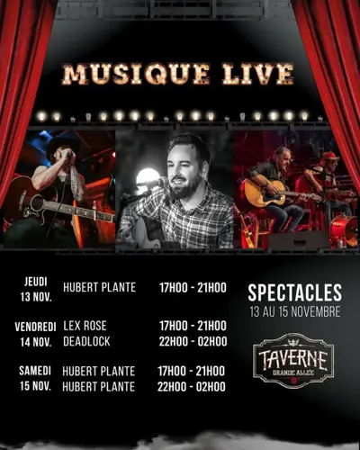 Image Ã©vÃ©nement Taverne Grande Allée