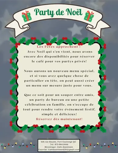 Image Ã©vÃ©nement Café Downtown