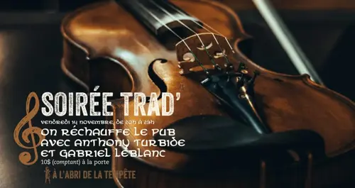 Image Ã©vÃ©nement À l'abri de la Tempête - Microbrasserie & Pub