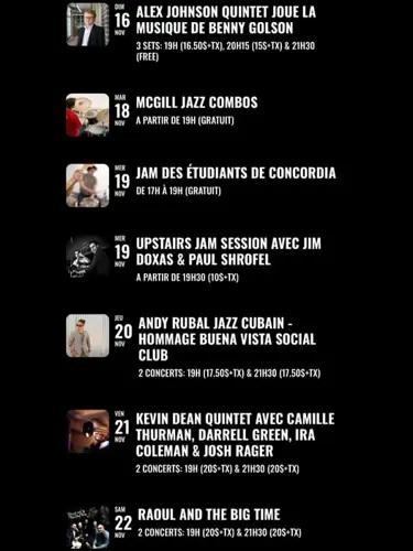 Image event Upstairs Jazz Bar & Grill