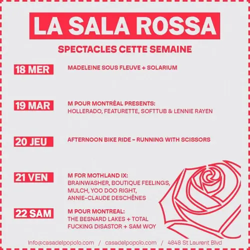 Image Ã©vÃ©nement La Sala Rossa