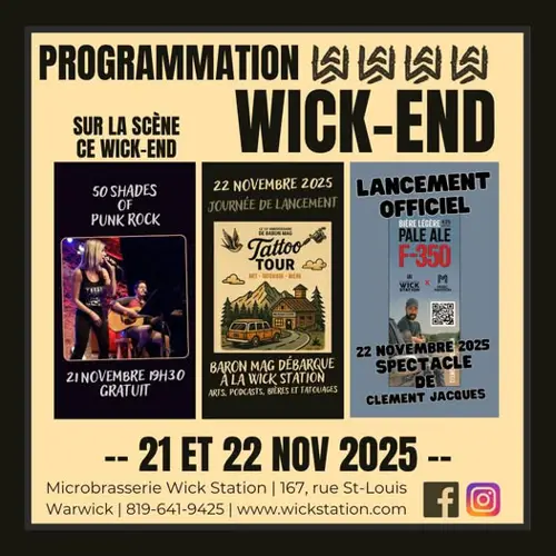 Image Ã©vÃ©nement Wick Station - Microbrasserie