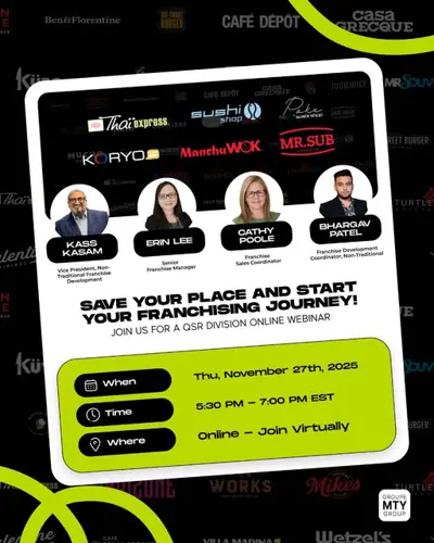 Image Ã©vÃ©nement MTY Group Franchising | Québec City