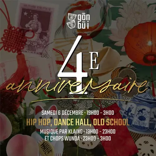 Image Ã©vÃ©nement Gon Bui Resto-Bar – Brunch, Souper & Cocktails Asiatiques à Laval