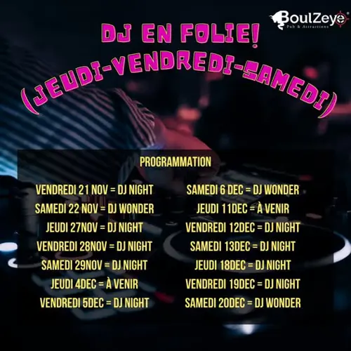 Image event Resto-Pub BoulZeye